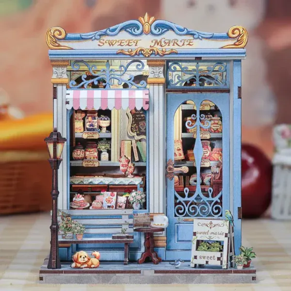 Декоративна къщичка за сладки "Sweet Marie" с 3D пъзели.
