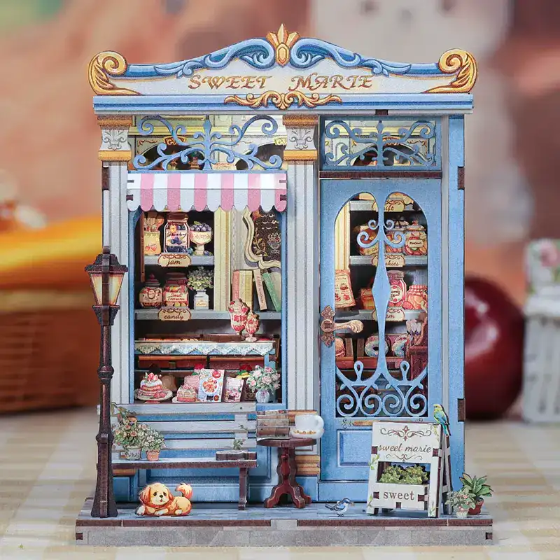 Декоративна къщичка за сладки "Sweet Marie" с 3D пъзели.